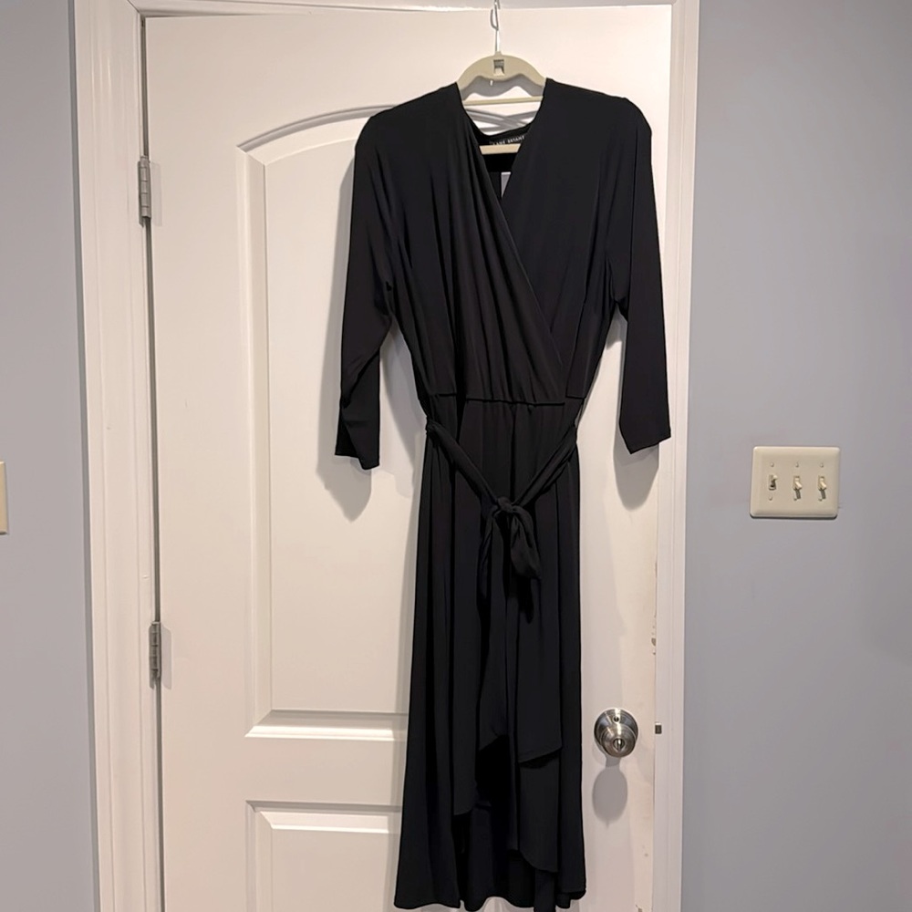 Brand new tags, long black dress